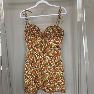 Realisation Devon 70’s Floral Mini Dress